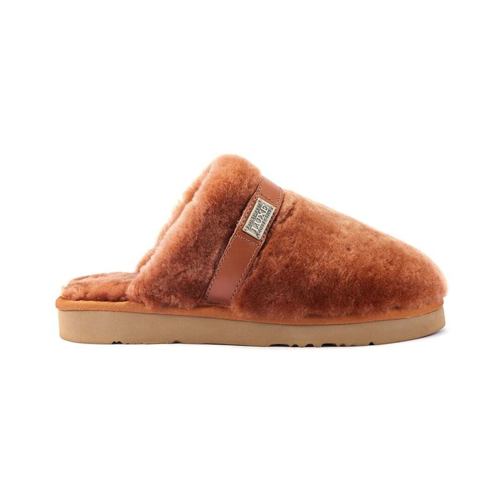 Australia Luxe Collective Grace Chestnut Suede Slipper